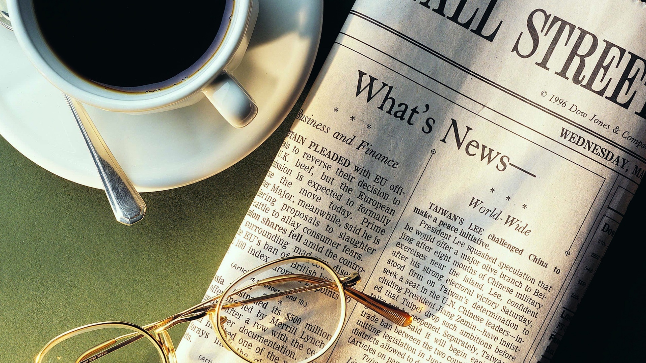 Giornale e caffé
