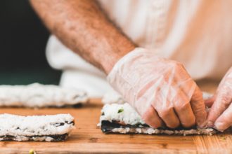 Preparazione sushi